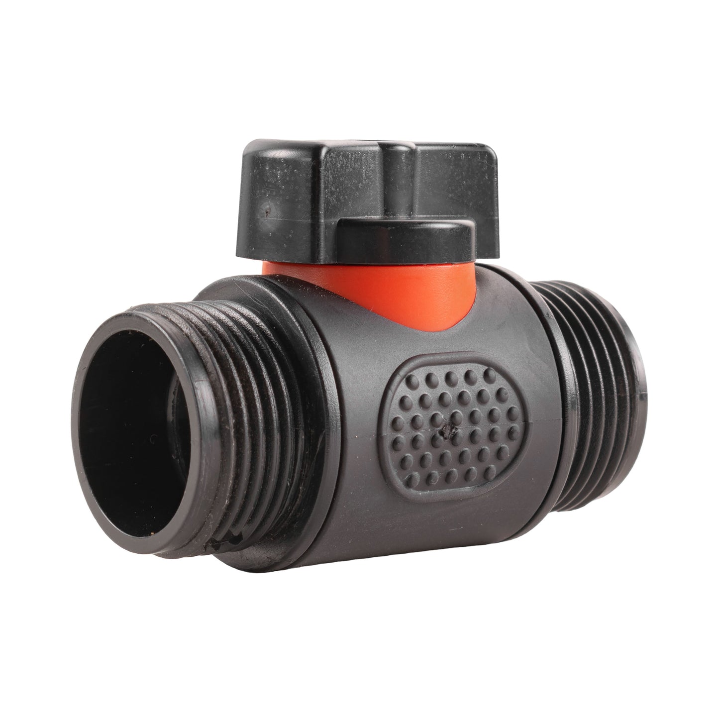 20mm MDPE Straight with In-Line BSPM Valve and 20mm Barbed Straight