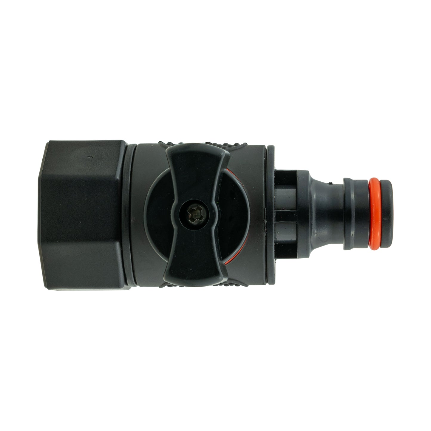 IBC 2” S60X6 Cap with BSPF Thread-Quick Connect Male Valve and Hose Connector 3/4" BSPF
