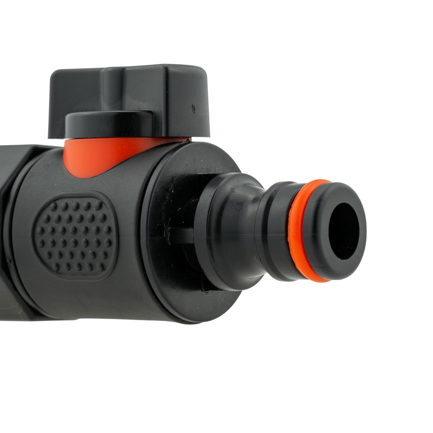 IBC 2” S60X6 Cap with BSPF Thread-Quick Connect Male Valve and Hose Connector 3/4" BSPF