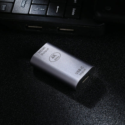 Type-C / USB-C Female to HDMI Female Aluminium Alloy Adapter, Type-C Female to HDMI Female