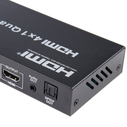4 in 1 Out HDMI Quad Multi-viewer with Seamless Switcher, EU Plug, 4 x 1, EU Plug, 4 x 1, AU Plug, 4 x 1, UK Plug, 4 x 1, US Plug