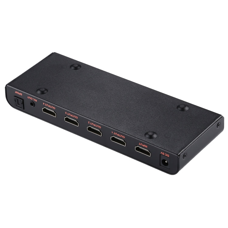 CY-042 1X4 HDMI 2.0 4K/60Hz Splitter, EU Plug, 1X4