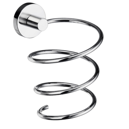 Smedbo Home HK323 Wall-Mounted Hair Dryer Holder — Polished Chrome