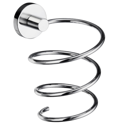 Smedbo Home HK323 Wall-Mounted Hair Dryer Holder — Polished Chrome
