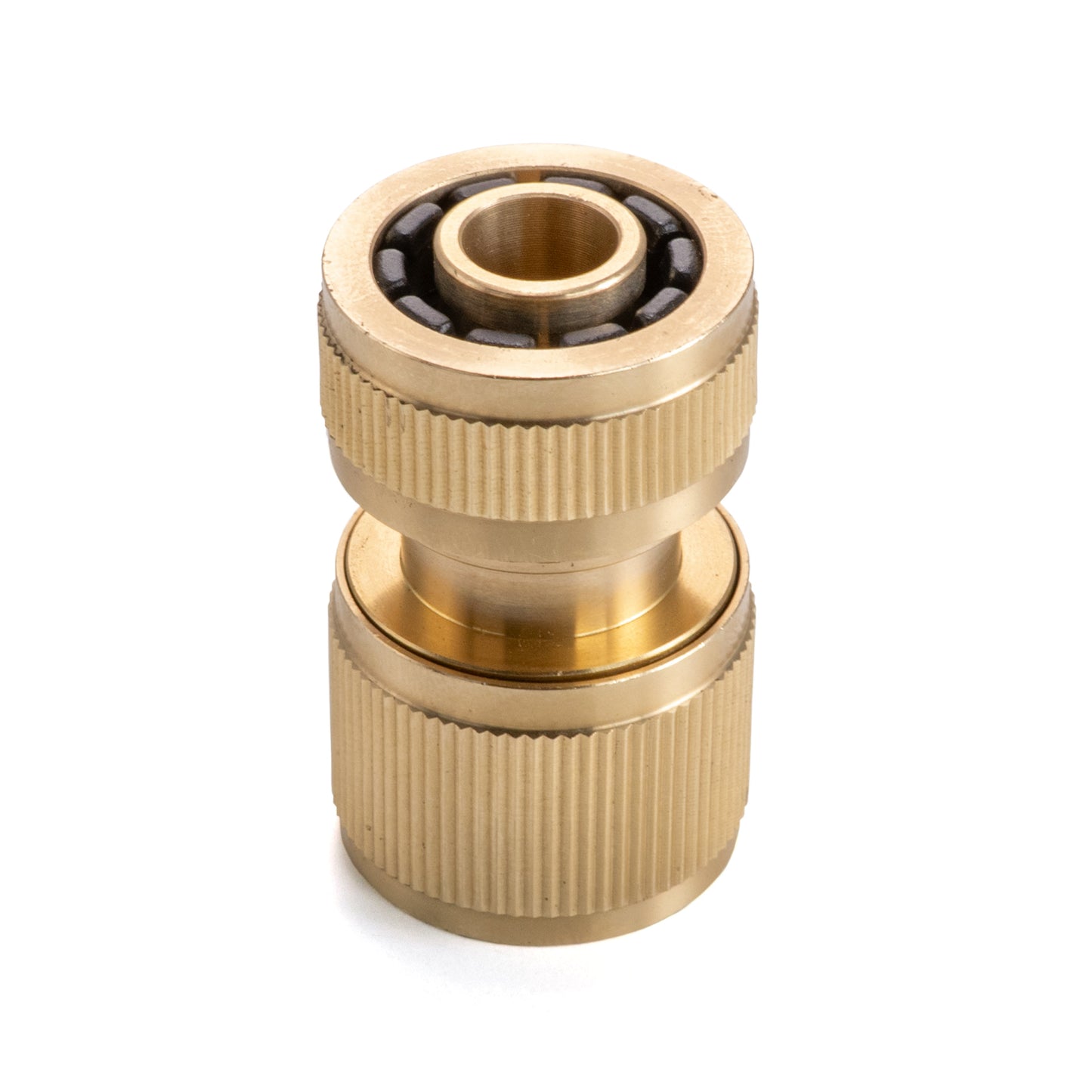 Three Way Tap Splitter Brass 3/4" BSP with Quick Connect and Hose Fittings