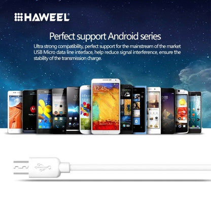 HAWEEL 3m High Speed Micro USB to USB Data Sync Charging Cable For Samsung, Xiaomi, Huawei, LG, HTC, The Devices with Micro USB Port, Micro USB 3m