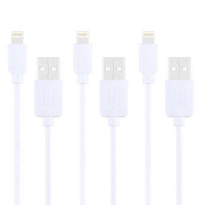 3 PCS HAWEEL 1m High Speed 8 pin to USB Sync and Charging Cable Kit for iPhone, iPad, 3pcs