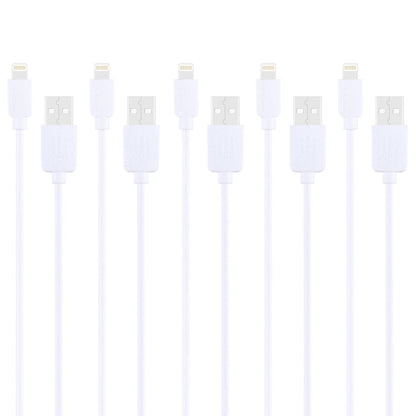 5 PCS HAWEEL 1m High Speed 8 pin to USB Sync and Charging Cable Kit for iPhone, iPad