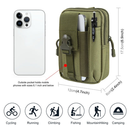 HAWEEL Hiking Belt Waist Bag Outdoor Sport Motorcycle Bag 7.0 inch Phone Pouch