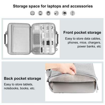 HAWEEL 13.0 inch-14.0 inch Briefcase Crossbody Laptop Bag For Macbook, Lenovo Thinkpad, ASUS, HP, 13.0 inch-14.0 inch