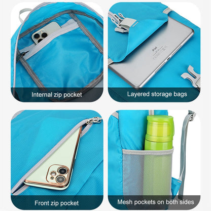 HAWEEL Hiking Portable Foldable Backpack Large Capacity Shoulders Bag, Large Capacity Backpack