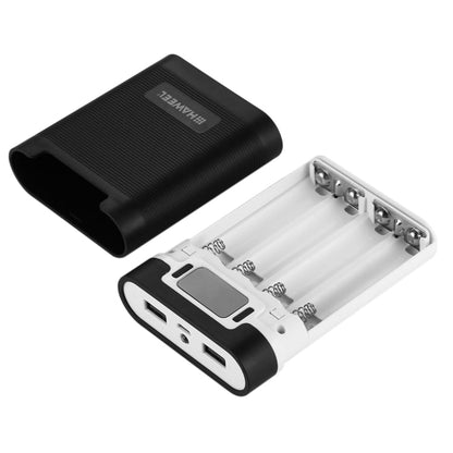 HAWEEL DIY 4 x 18650 Battery (Not Included) 10000mAh Power Bank Shell Box with 2 x USB Output & Display for iPhone, Galaxy, Sony, HTC, Google, Huawei, Xiaomi, Lenovo and other Smartphones, DIY 4 x 18650 10000mAh  Battery (US)                           ...
