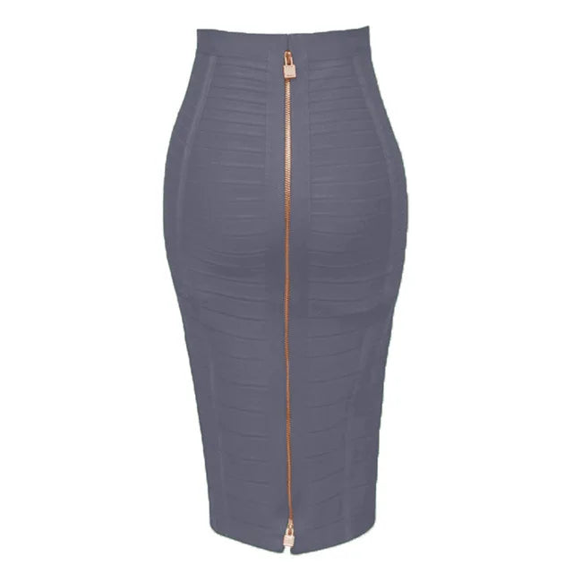 Elegant Sheath Skirt for Women – High Waist, Slim Fit, Office & Evening Wear