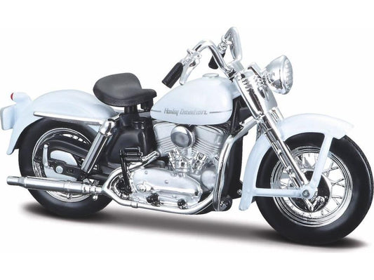 Harley-Davidson K Model 1952 White 1:18 Scale Maisto Diecast Model
