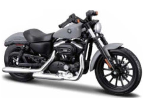 Harley-Davidson Sportster Iron 883 2022 Grey 1:18 Scale Maisto Diecast Model