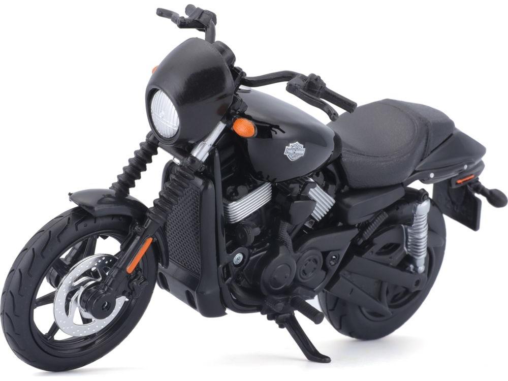 Harley-Davidson Street 750 Matt Black 2015 1:18 Scale Maisto Diecast Model