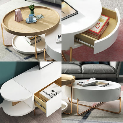Harper Nesting Coffee Table, Oak