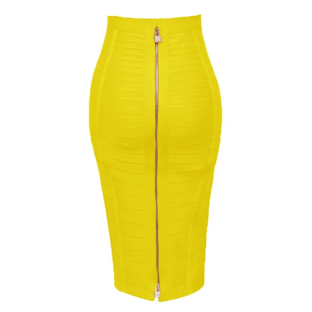 Elegant Sheath Skirt for Women – High Waist, Slim Fit, Office & Evening Wear
