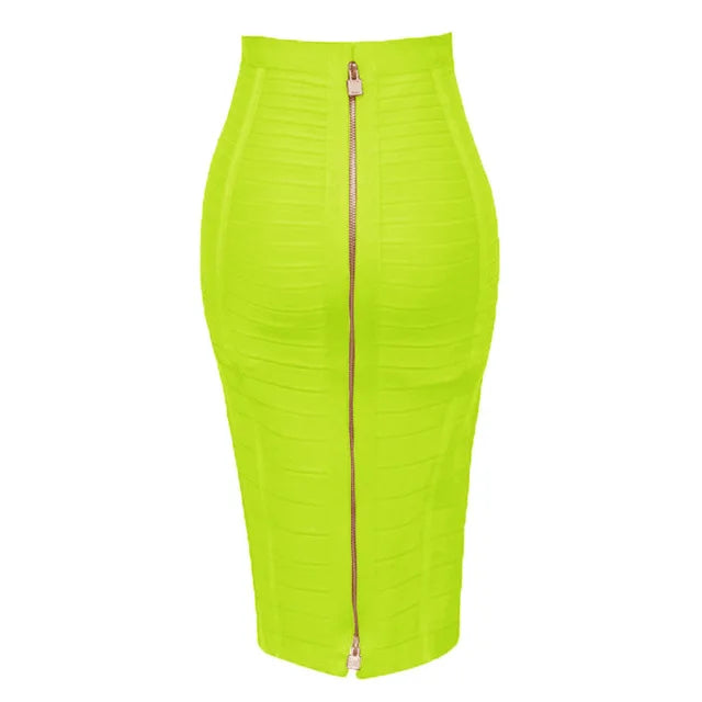 Elegant Sheath Skirt for Women – High Waist, Slim Fit, Office & Evening Wear