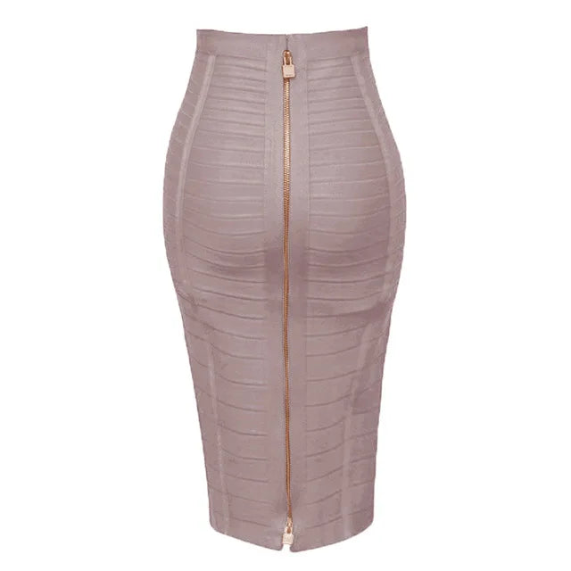 Elegant Sheath Skirt for Women – High Waist, Slim Fit, Office & Evening Wear