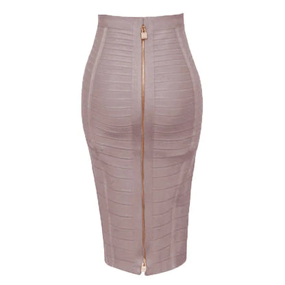 Elegant Sheath Skirt for Women – High Waist, Slim Fit, Office & Evening Wear