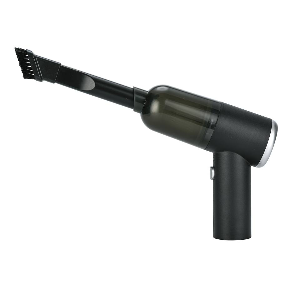Mini Car Vacuum Cleaner Black Gold Design