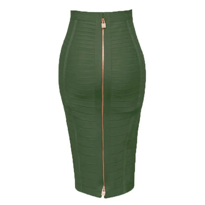 Elegant Sheath Skirt for Women – High Waist, Slim Fit, Office & Evening Wear