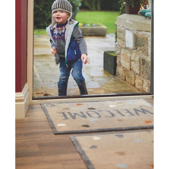 Eco Washable Floral Mats – Geometric