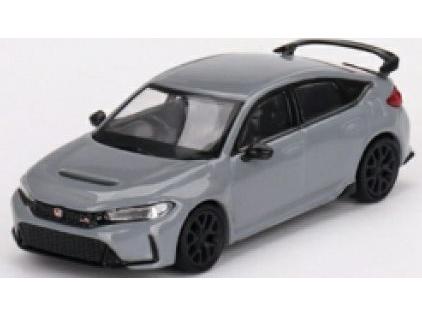 Honda Civic Type R 2023 Sonic Grey Pearl (LHD) 1:64 Scale MINI GT Diecast Model