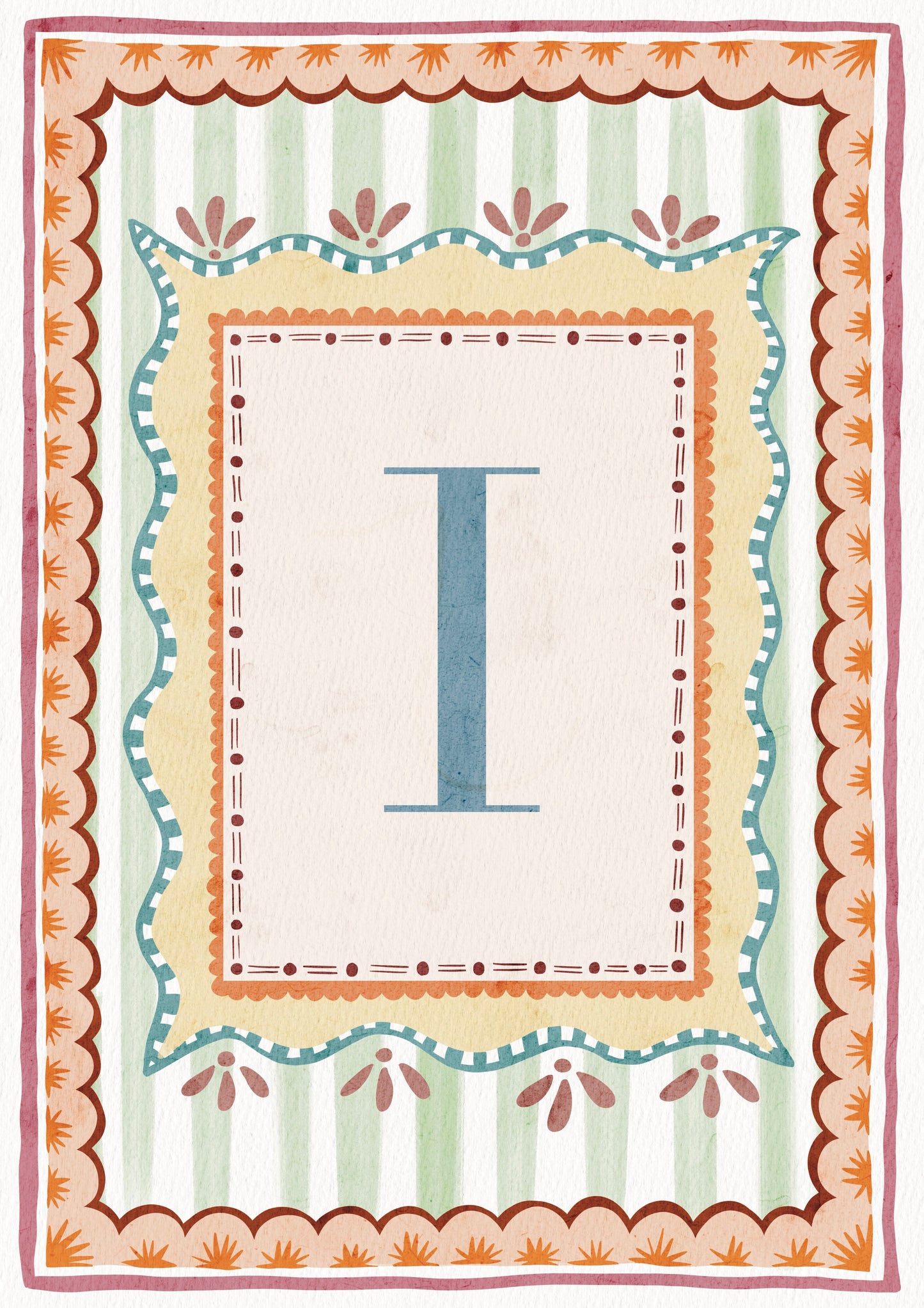 ALPHABET LETTERS ~ Blue / Pink / Green /