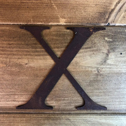 Classic Rusty Metal Letters 5" And 12" A-Z 0-9 Rustic Signs For The Home And Garden