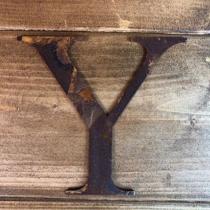 Classic Rusty Metal Letters 5" And 12" A-Z 0-9 Rustic Signs For The Home And Garden