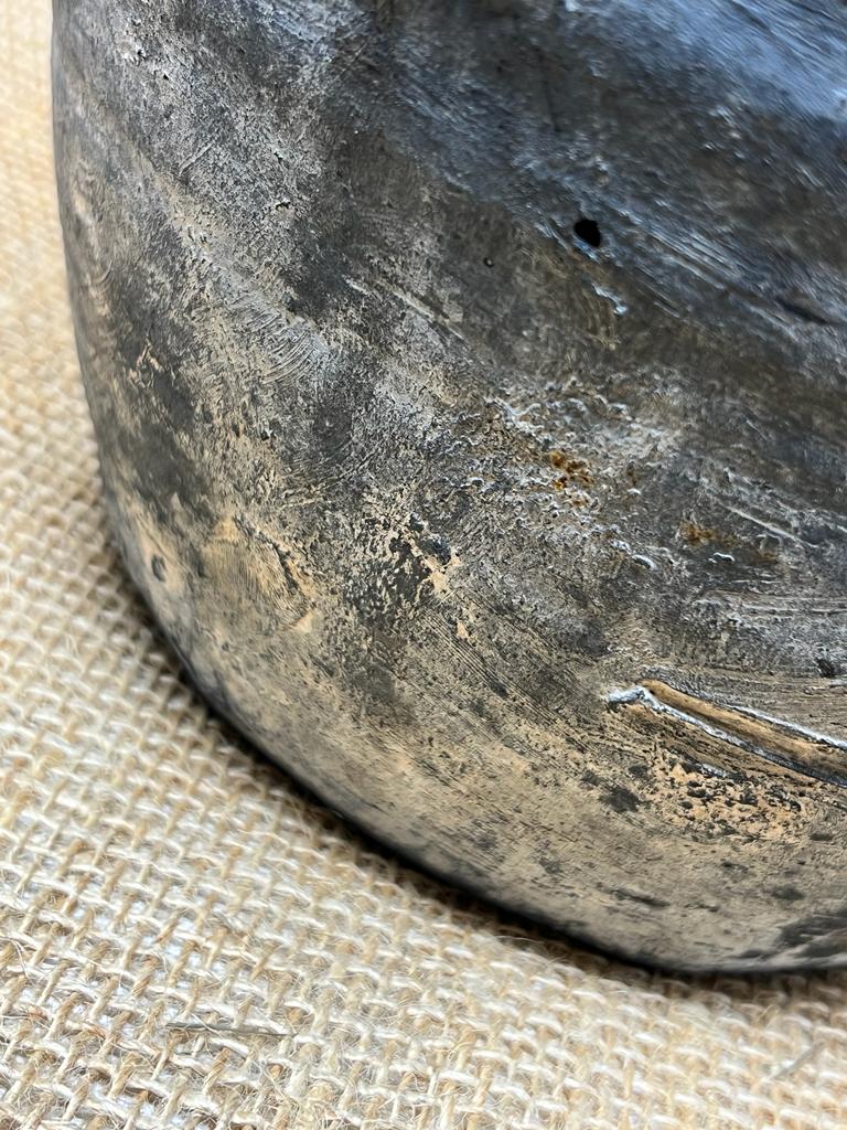 Vintage Grey Shanxi Ceramic Pot KX3112F