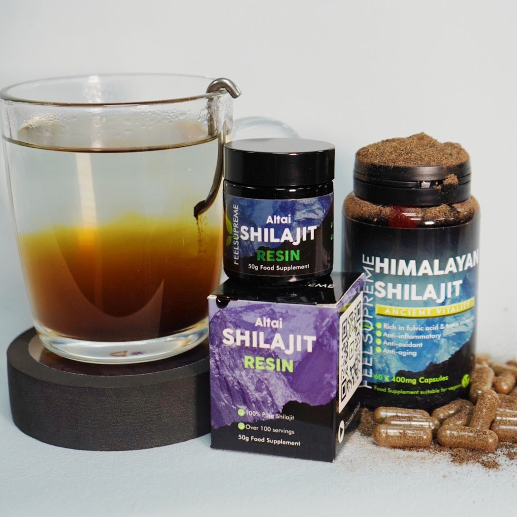 Altai Shilajit Resin 50g – 85% Fulvic Acid, Lab Tested