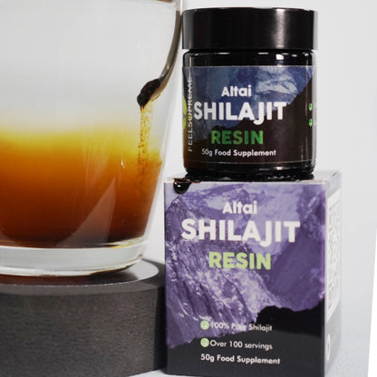Altai Shilajit Resin 50g – 85% Fulvic Acid, Lab Tested