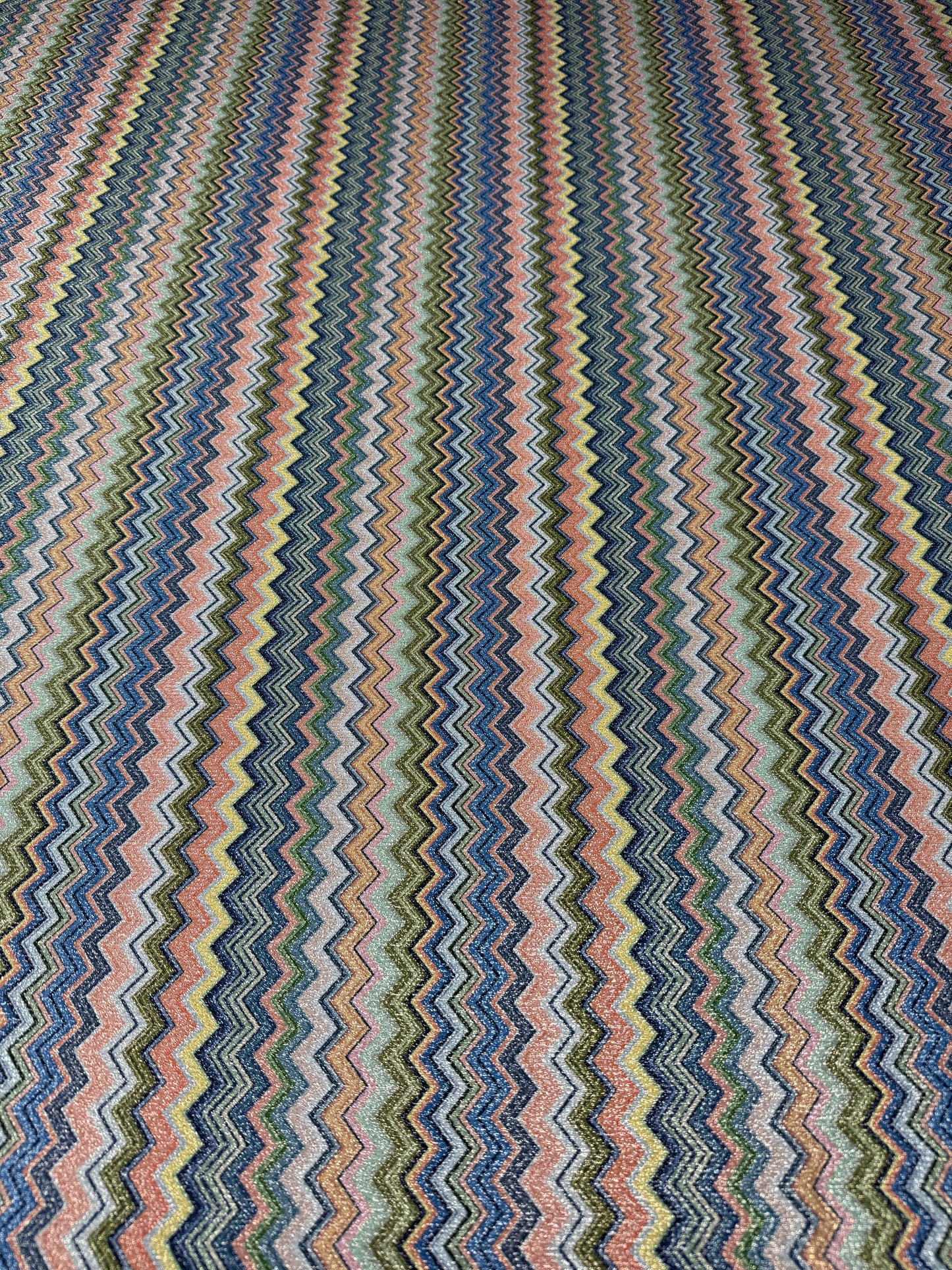 Zigzag Knit Lurex Fabric by the Metre