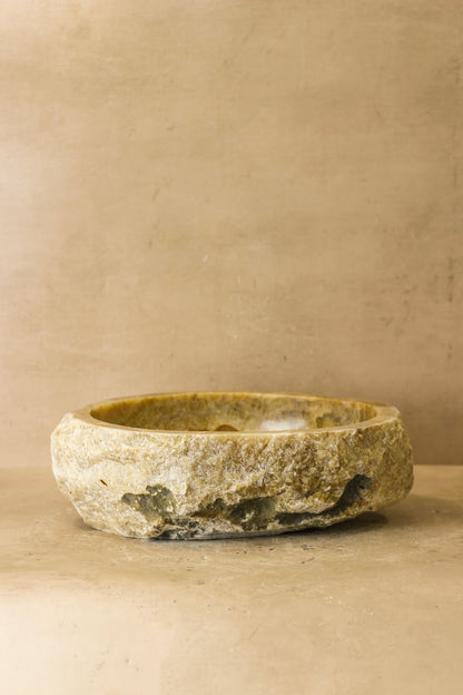 Raw Edge Onyx Wash Basin - No 1