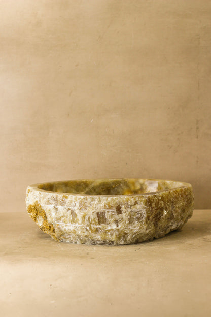 Raw Edge Onyx Wash Basin - No 2