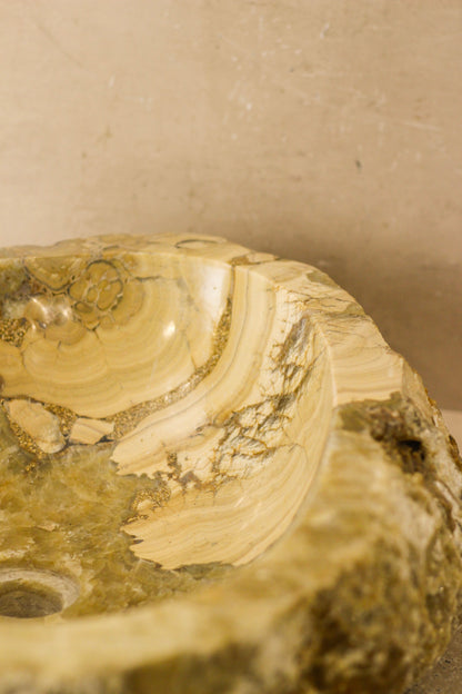 Raw Edge Onyx Wash Basin - No 3