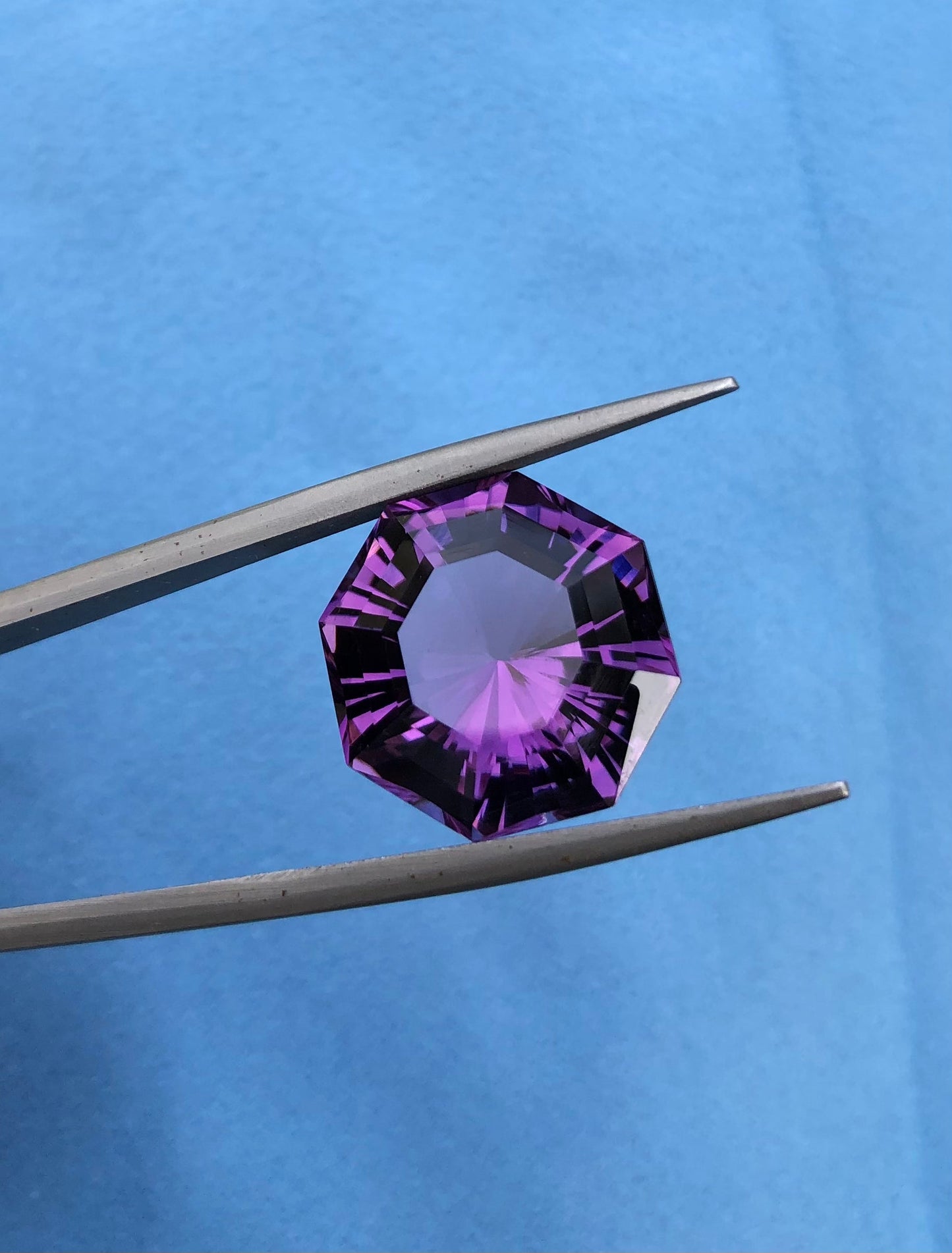 16ct Top Quality Amethyst from Brazil - Natural Amethyst Crystal - 16.8x16.8x11mm