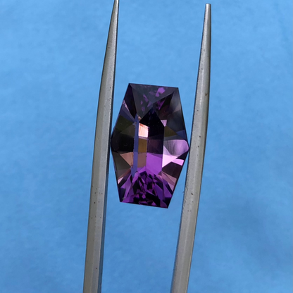10.3ct Amethyst Fancy Cut from Brazil - February Birthstone -16.5x11x9.8m