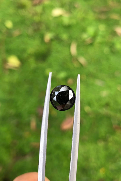 2.05 Natural Black Diamond - Almas Al-Aswad - Kaala Heera , черный алмаз