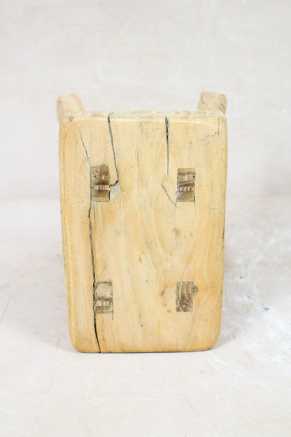 Vintage Rustic Stool - Elm wood - Small - 108