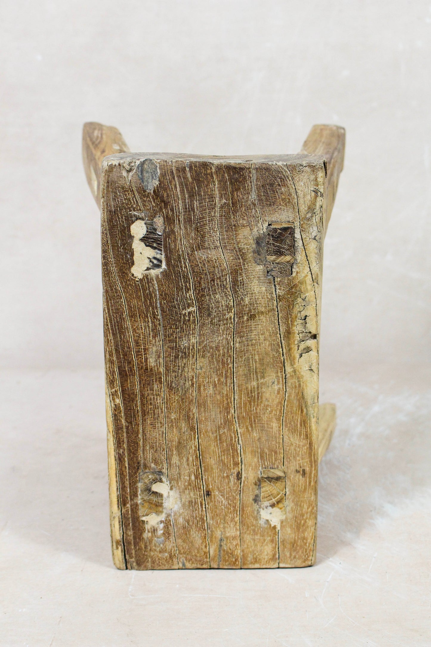 Vintage Rustic Stool - Elm wood - Small - 117