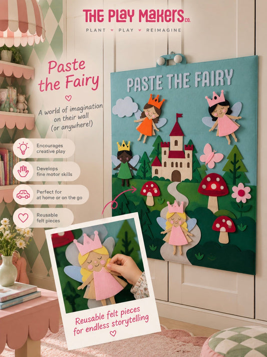 Paste the Fairy™ Felt Board – Magical Dress-Up Activity for Kids