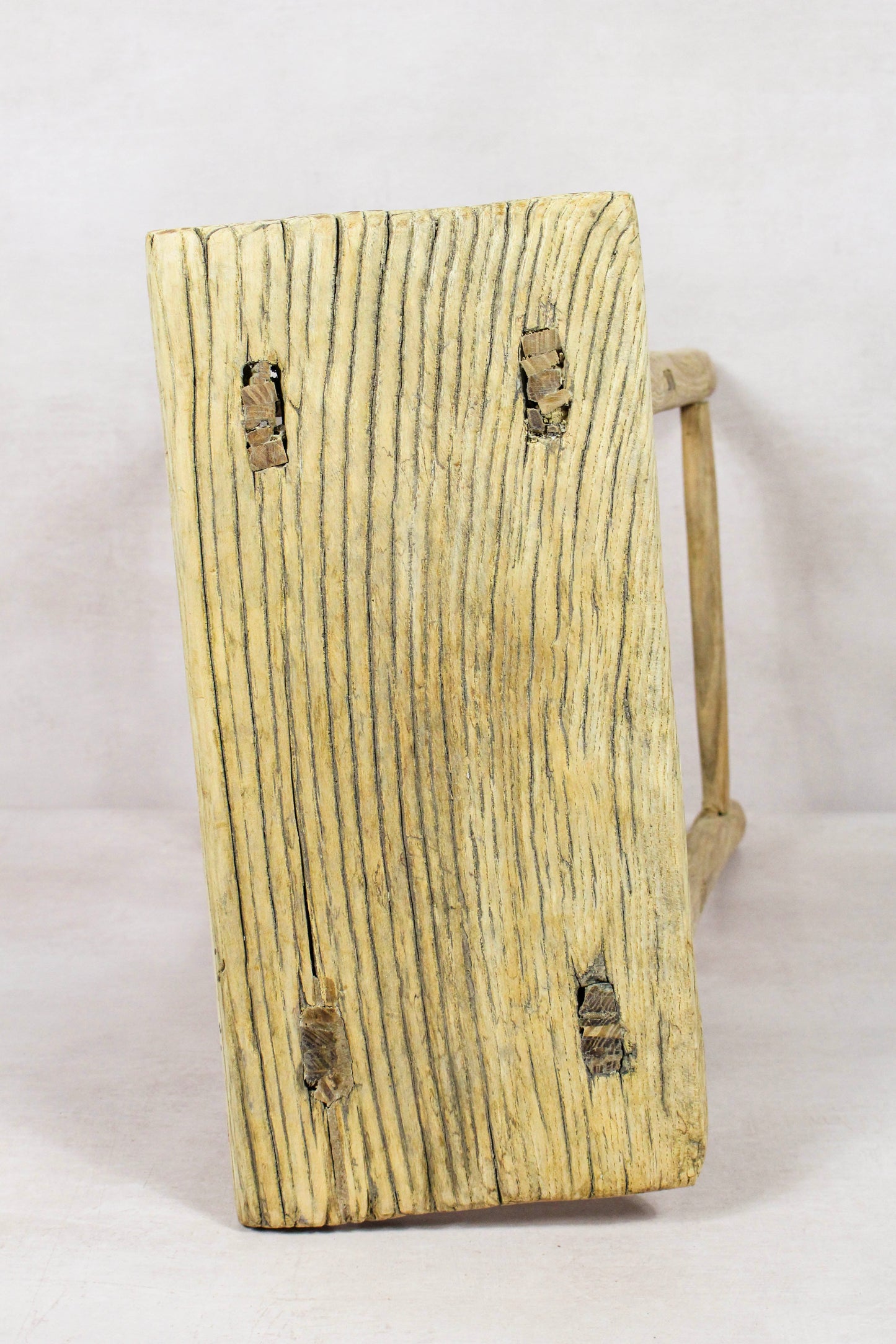 Vintage Rustic Stool - Elm wood - 138