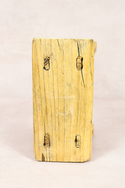 Vintage Rustic Stool - Elm wood - Small - 153