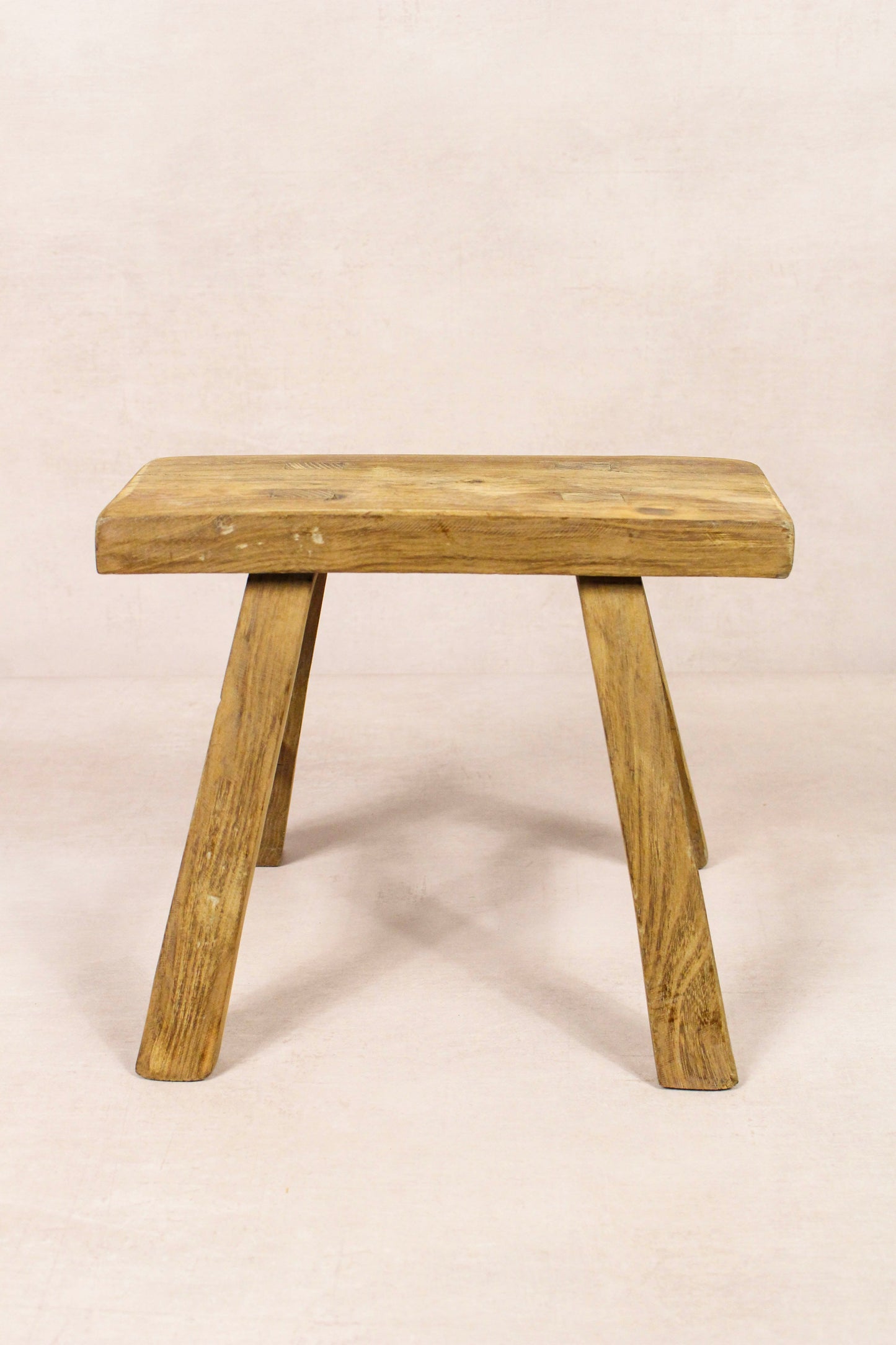 Vintage Rustic Stool - Elm wood - Small - 159