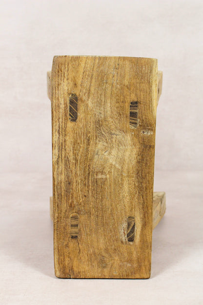 Vintage Rustic Stool - Elm wood - Small - 162