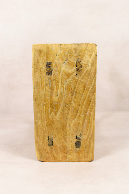 Vintage Rustic Stool - Elm wood - 176